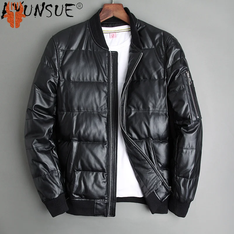 

Men Jacket 2023 Men's Clothing Autumn Winter Down Jacket 5XL Real Sheepskin Clothes Thick Coat Male Ropa Hombre LXR384