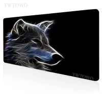 wolf art mouse pad gamer xl computer new large custom mousepad xxl mouse mat anti slip natural rubber soft office pc mice pad