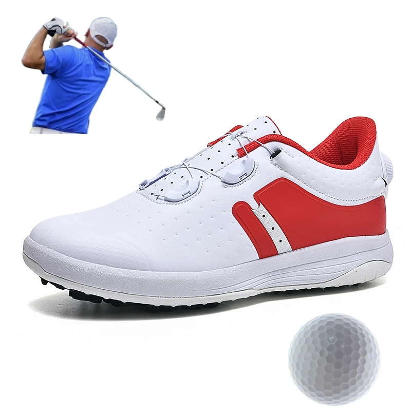 Unisex Golf Ball Men's Professional Comfortable Golf Training Shoes Size 36-46 Grass Walking Shoes Men's Nail Free Golf Sneakers