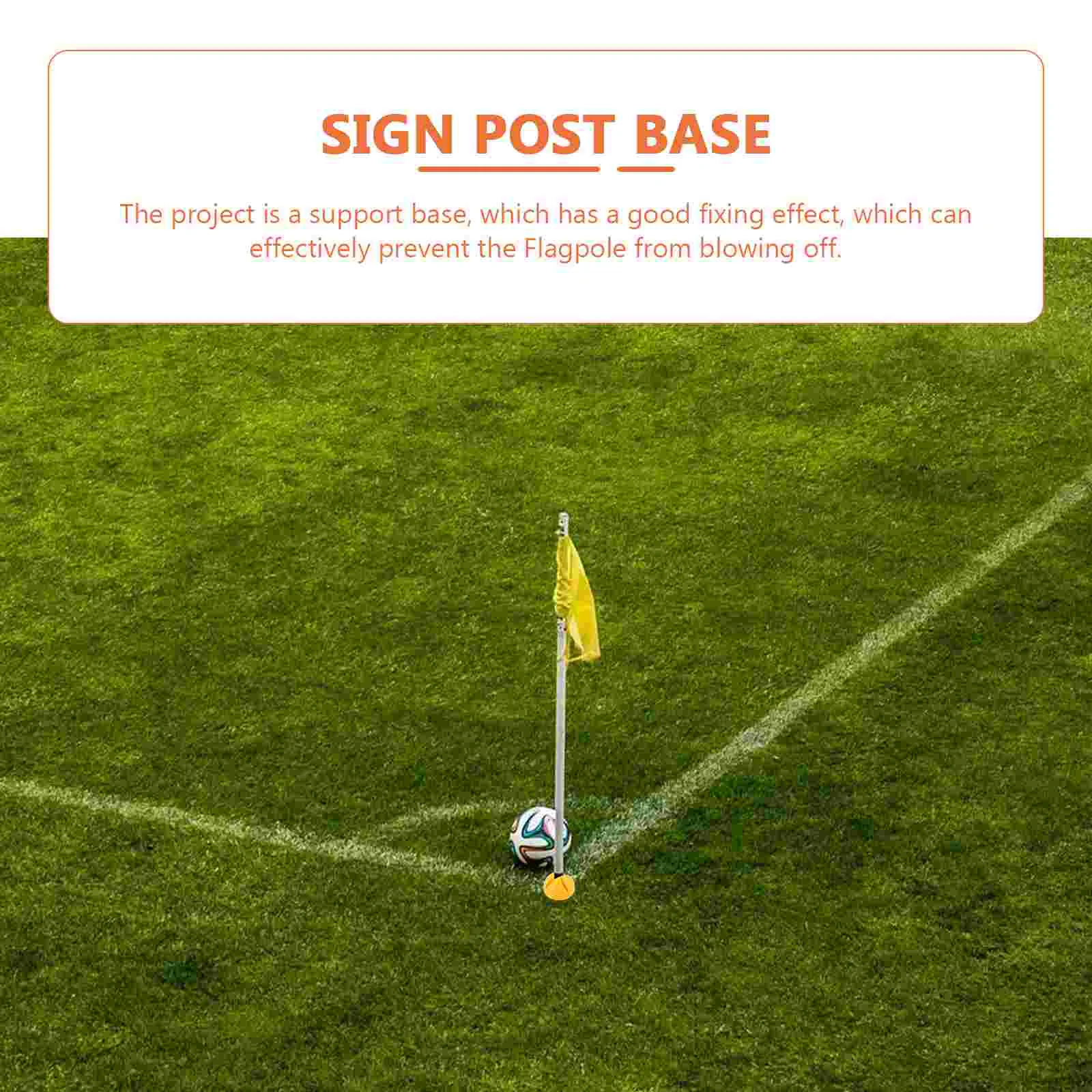 Угловой флаг Основание Дверной столб Держатель Знак Водный Популярная подставка