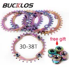 104 BCD Радужная велосипедная звездочка, узкая, широкая, 3032343638T звездочка, цветная Звездочка для горного велосипеда, шатунная пластина