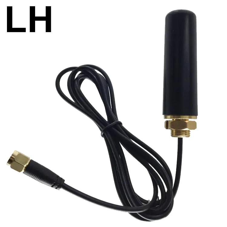 2.4G wifi rubber cable antenna SMA pigtail wifi rubber sma screw mount aerial