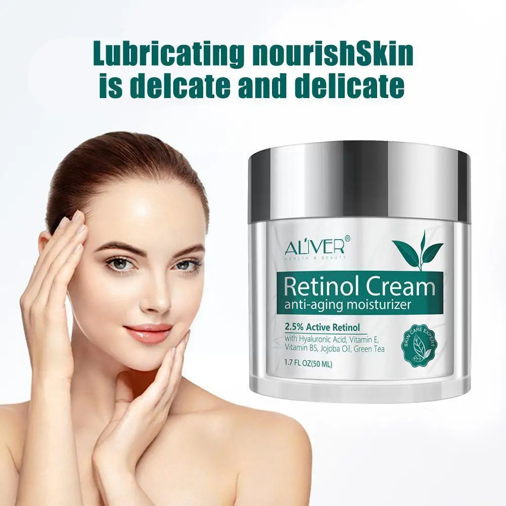 

ALIVER Retinol Hyaluronic Acid Vitamin A Anti Firming Nourishing Moisturizing Cream Lotion Cream 50 ml Moisturizing R5M6