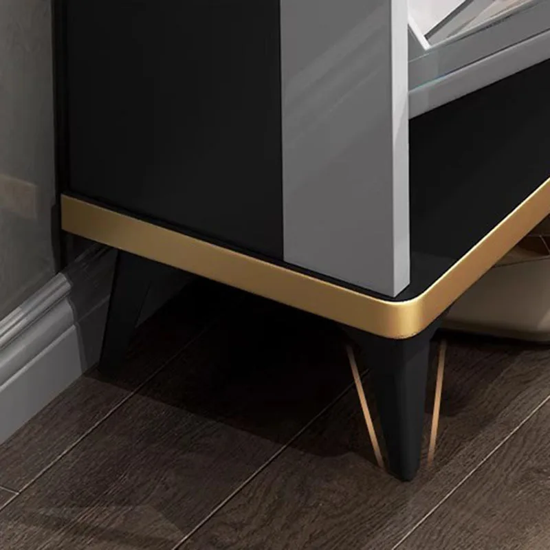 Ультратонкие узкие шкафы для обуви многослойные хранения в колледже полка