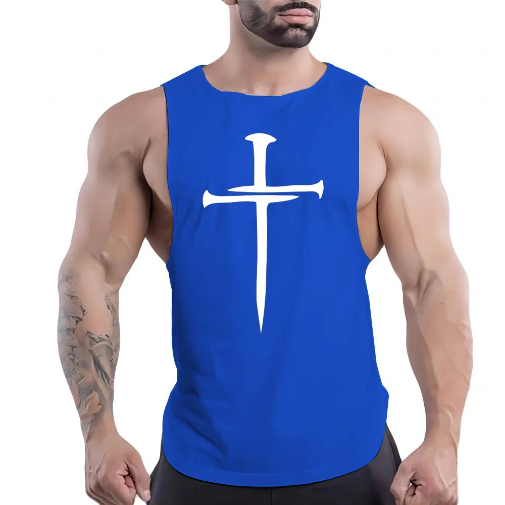 

Летняя мужская мода, многоцветный новый жилет с забавным принтом, уличный спортивный жилет, спортивная одежда в спортивном стиле, дышащая и быстросохнущая