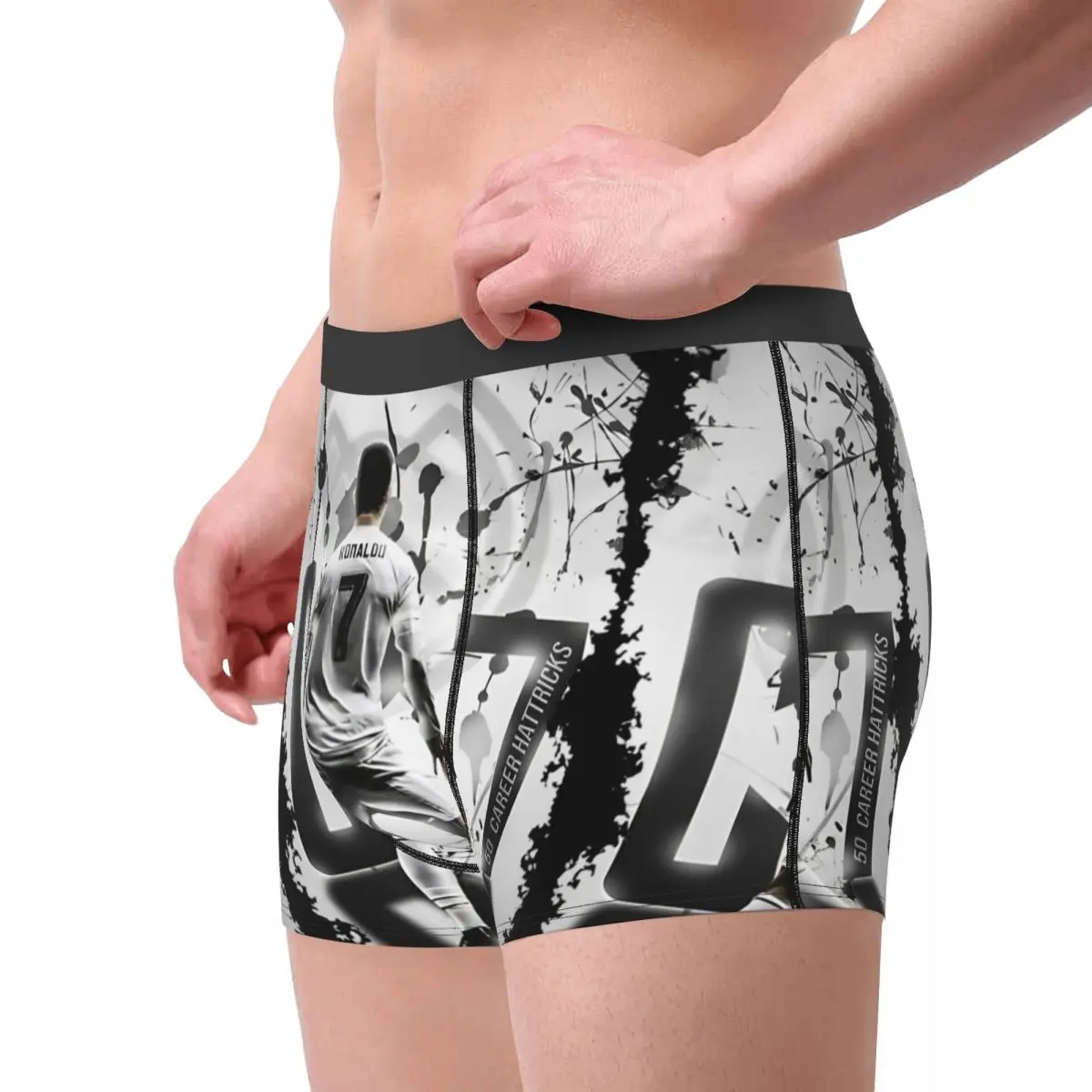 CR7s Футбол Мужское нижнее белье Трусы-боксеры Шорты Трусики Новинка Дышащие трусы