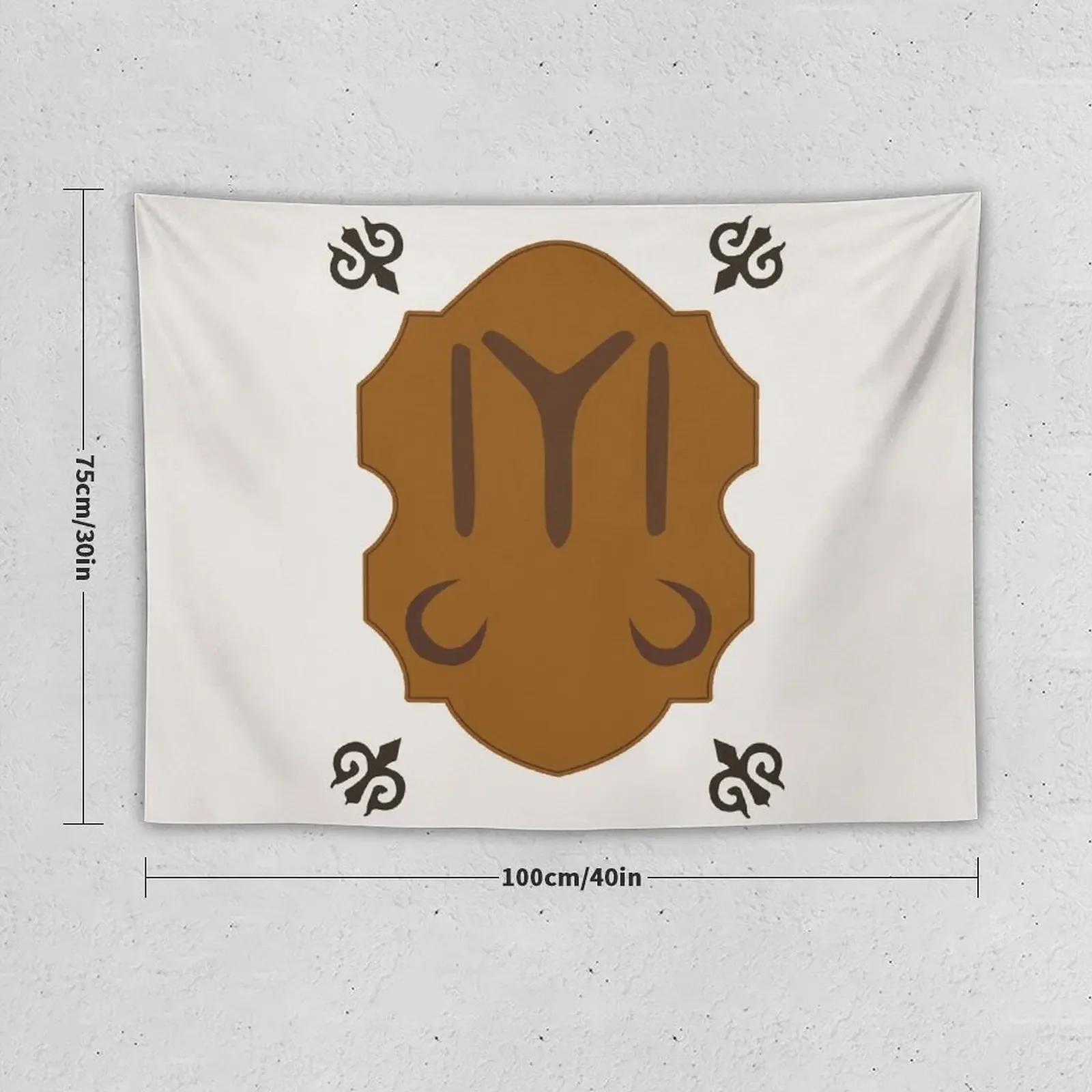 Гобелен Kayi Tribe - IYI с символом декоративные обои для комнат в эстетике милый