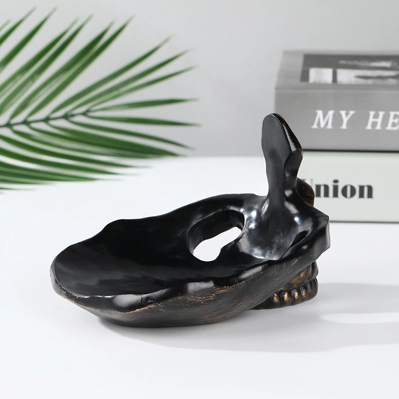 Подставка для очков с черепом настольные украшения держатель ключей скульптуры