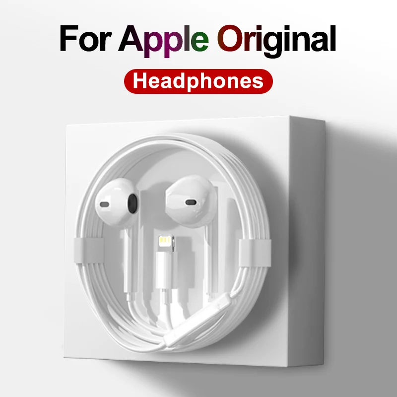Headset For Apple Iphone 14 Pro Max Lightning Headphones 13 