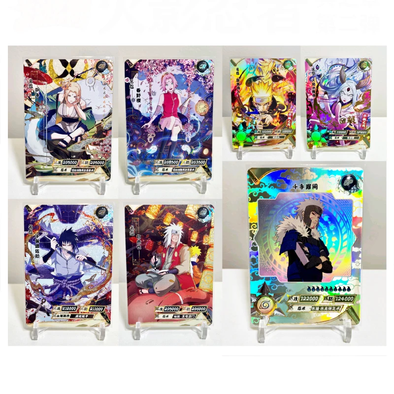 

SP Naruto Cards Shippūden Uzumaki Naruto CR Kakashi Uchiha Sasuke Haruno Sakura MR GP Collection Card Gifts Toys for Boys