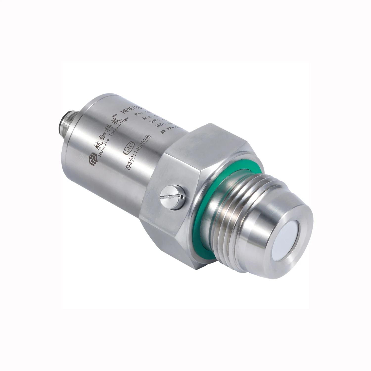 

Керамический датчик давления из нержавеющей стали 316L, гигиенический емкостный датчик давления 4 ~ 20 мА 10 бар