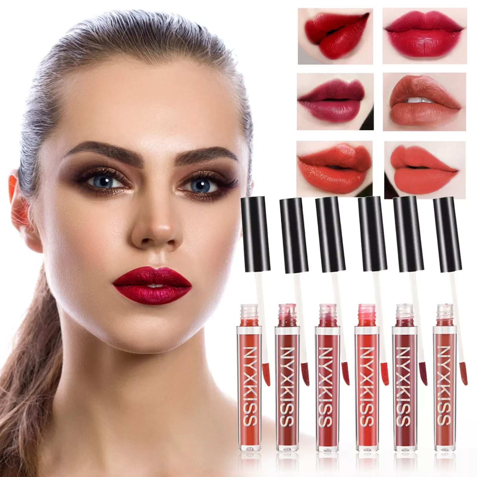 

NEW Makeup Lipstick Lipstick Makeup Velvet 8ml Box Long Female Lasting Lipstick Nude Moisturizing Set Gloss Lipstick Lip