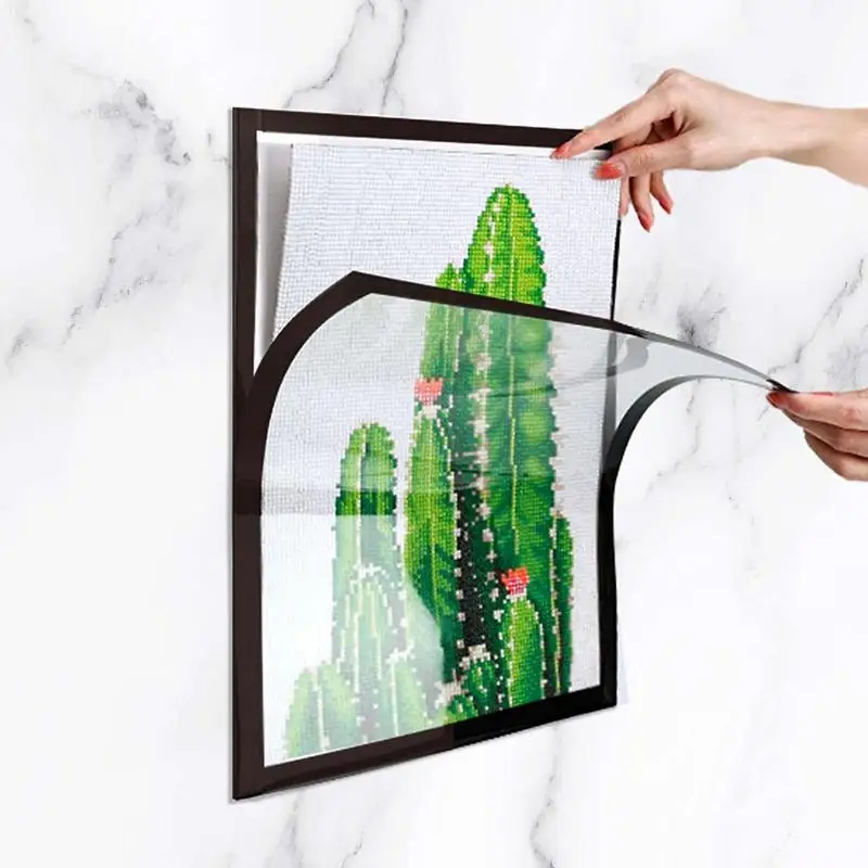 

11 x 15 Inch Magnetic Art Frames Wall Gallery Photo Frame Self-Adhesive Frame Photo Frame For Home Wall Door Gallery