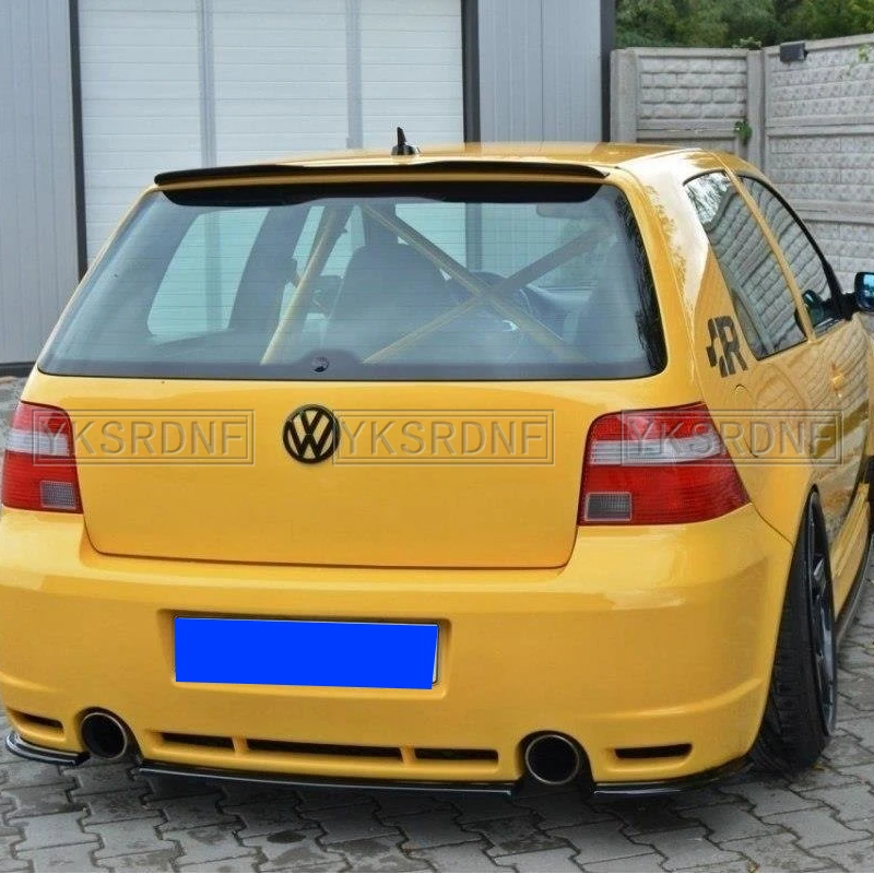 Задний спойлер на крышу для 99-06 VW Golf 4 MK4 R32 хэтчбека АБС-пластик глянцевый черный