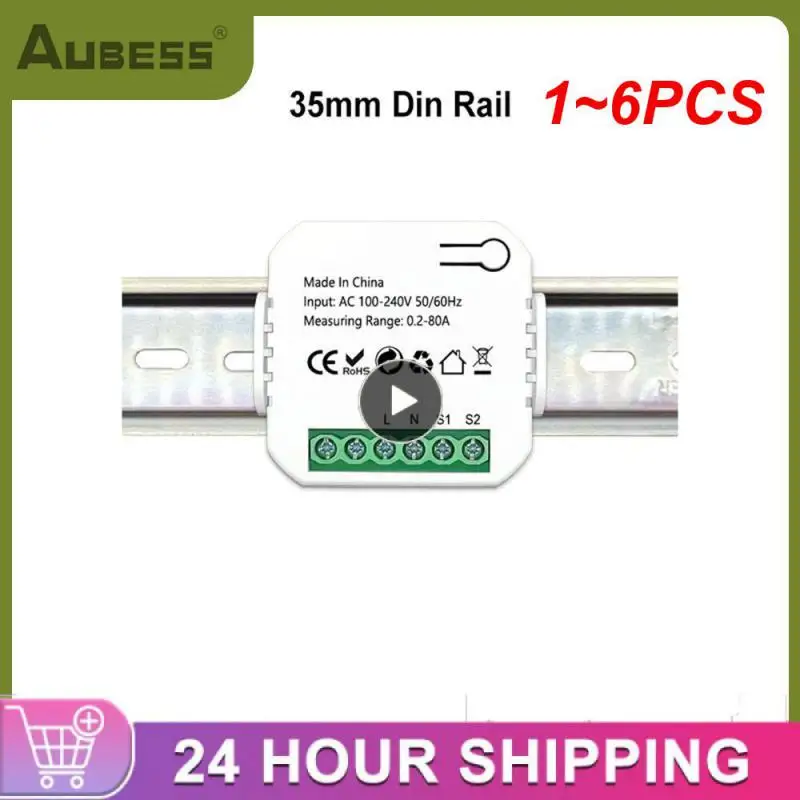 

1~6PCS Tuya Smart ZigBee Socket Switch Module KWh Meter Energy Monitor Timer 16A Overload Protect Support Google Home Alexa