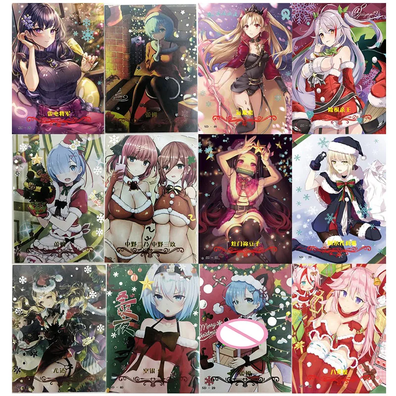 

Горячее тиснение в стиле аниме богини история SD флэш-карта Рем Мона акции Eula коллекционная игрушка солитер