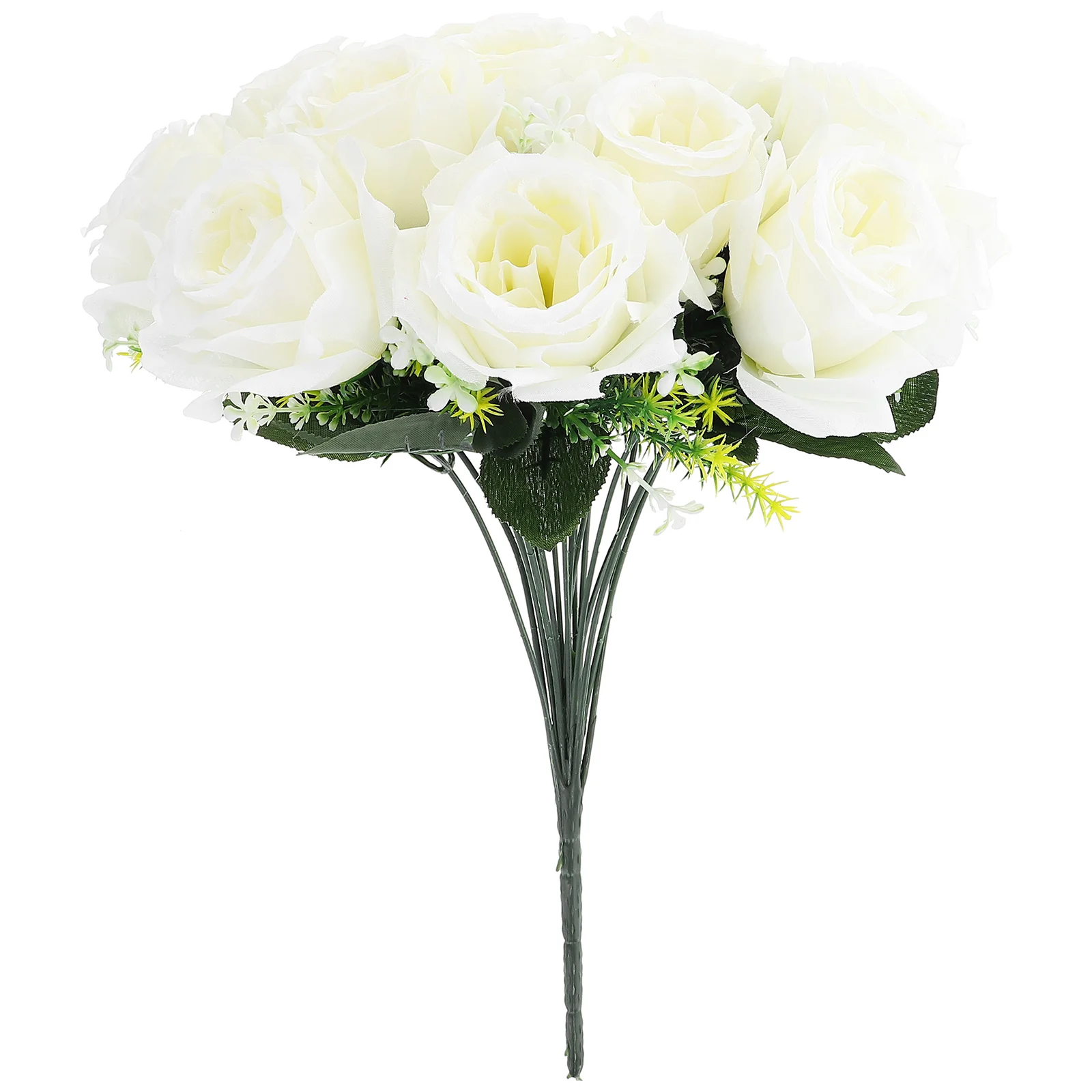 

Fake Roses Memorial Flowers Cemetery Artificial Grave Bouquet Ceremony Arrangement Faux Spring Decor