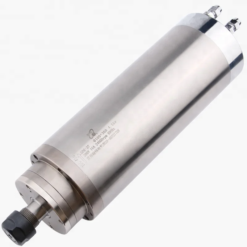 

HQD 4.5kw Water-Cooled Spindle ER20 Chuck Diameter 100mm, Used For Cnc Milling Machine Woodworking Stone Carving