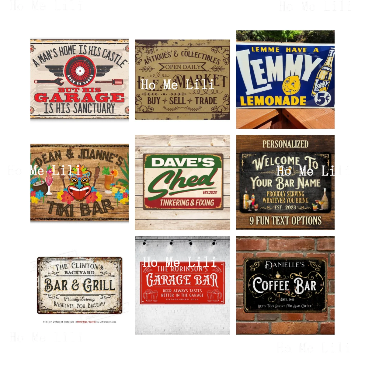 

Металлический налет с индивидуальным логотипом для коктейлей и гаража