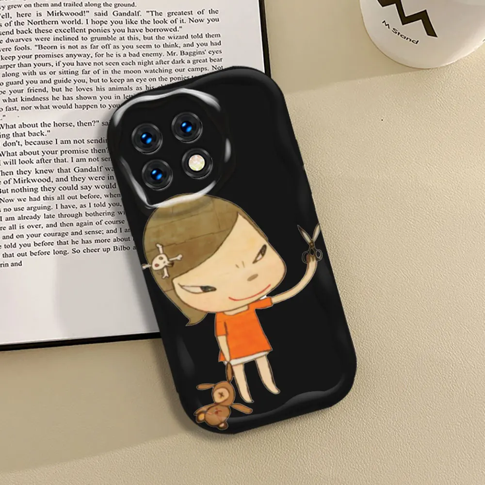 Yoshitomo искусство искусства для Infinix NOTE HOT 40 30 PRO 40I 30I 20 20I 12 9 PLAY Tecno Camon Spark 20C 3D волна