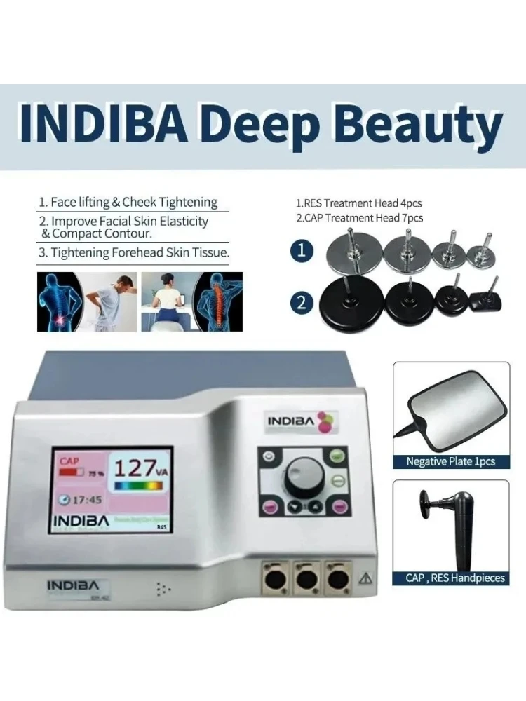 

448KHZ INDIBA ER45 Deep Care Machine Pain Relief Physical Therapy Equipment RF RET CET Body Sliming Machine