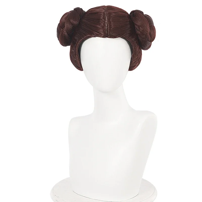 Парики Leia для косплея принцессы фантастические аксессуары костюма кино сражения