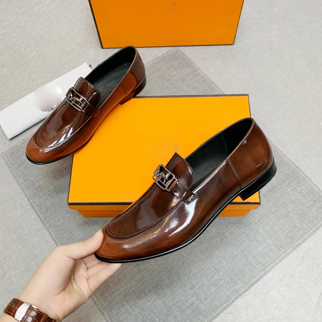 

Luxury reprints of shoes. The latest loafers for 2020 - Leather outsole