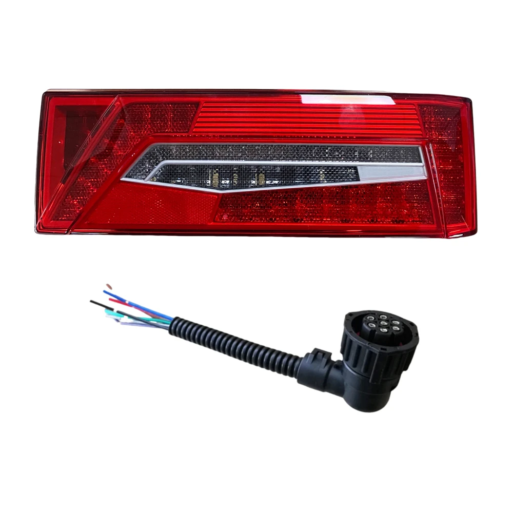 

1Шт 24 В Светодиодный Задний Фонарь Заднего Фонаря Для Грузовика Scania R S L Задний Фонарь Грузовика С Разъемами Аксессуары Запчасти OEM 2860827 2860829