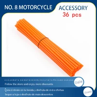 universal motorcycle dirt bike wheel rim spoke skins covers wrap tubes decor protector kit for ktm yamaha honda pit bike 36pcs