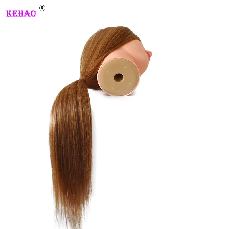 голова куклы манекен для причесок с волосами человеческие смешанные