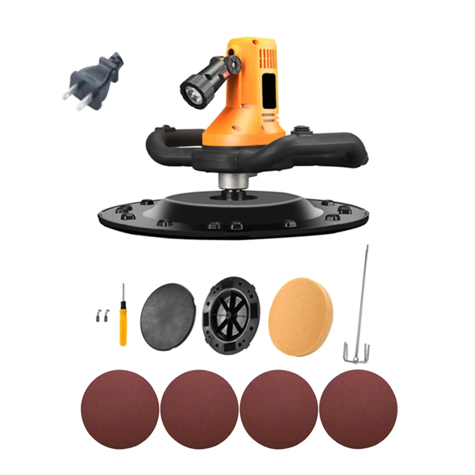 

Wall Smoothing Polishing Machine Concrete Mixers with LED Electric Trowel Concrete Trowel Machine for Paint Concrete muds Grout