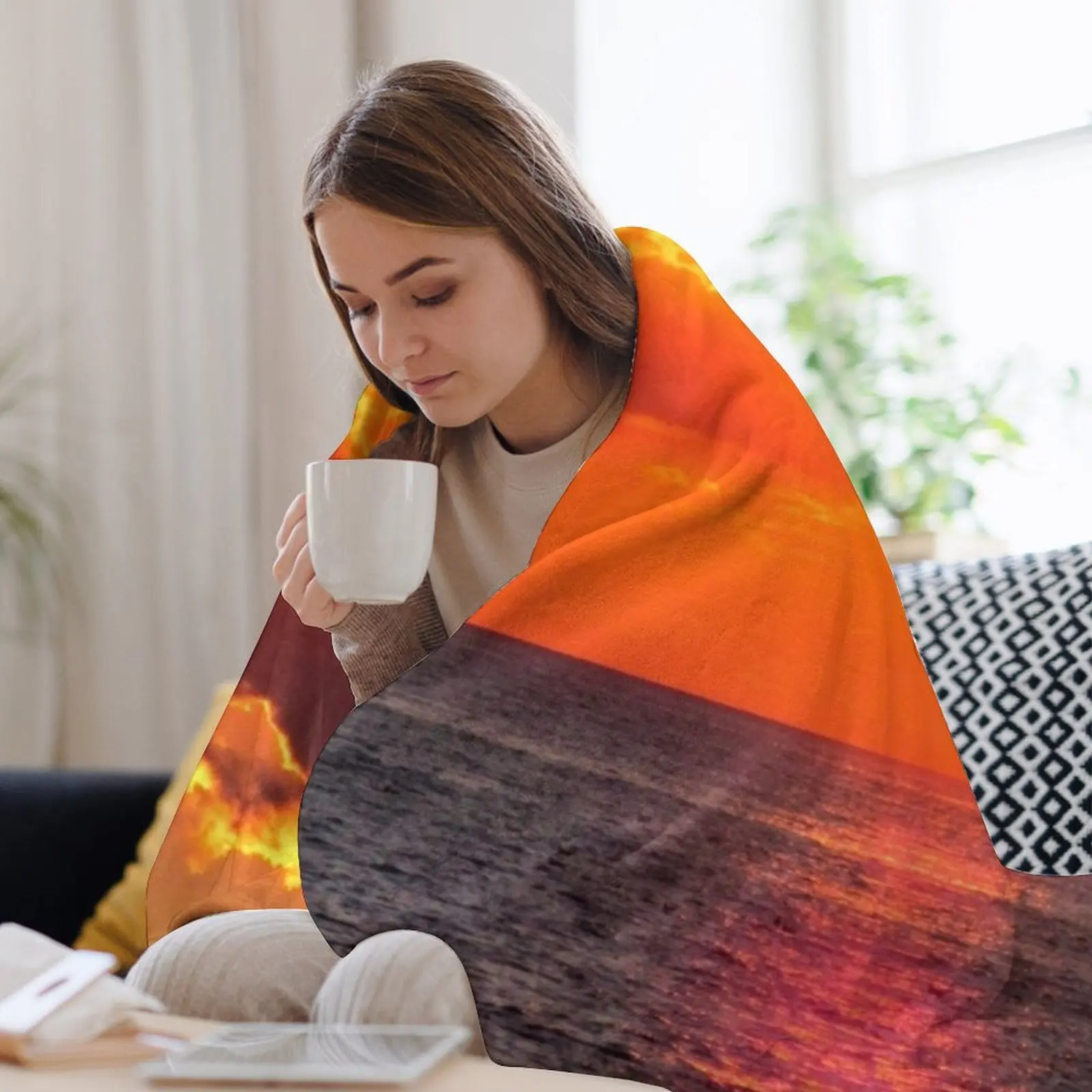 Одеяло Lake Huron Sunset