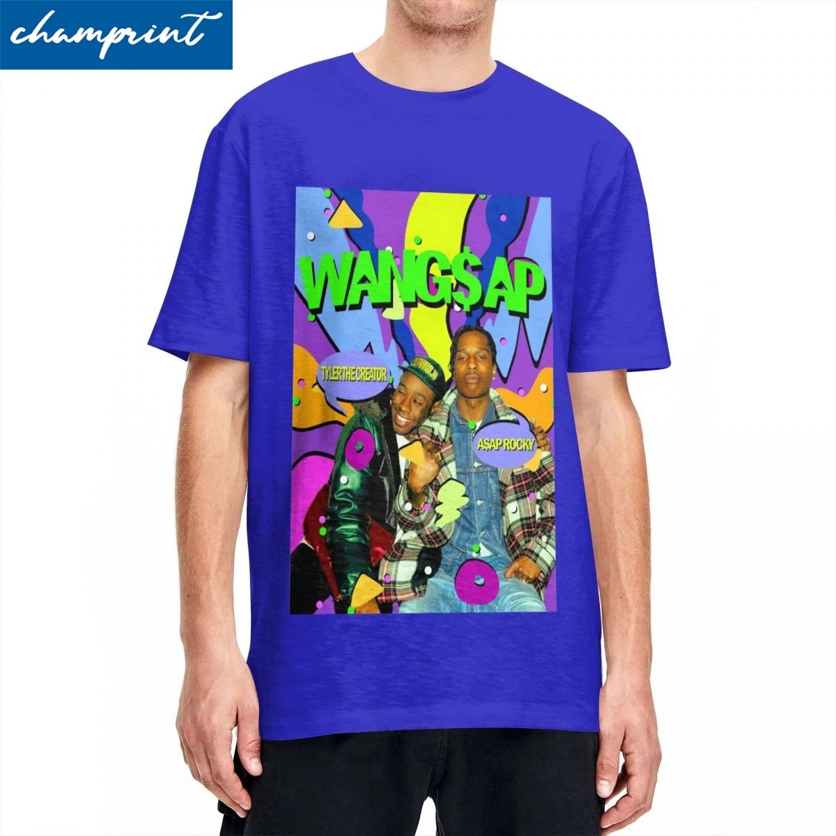 

Футболка WangSap 90-х годов для мужчин и женщин, 100% хлопок, новинка, футболки с круглым вырезом как можно скорее, Рокки, хип-хоп футболки с коротким рукавом, одежда с принтом