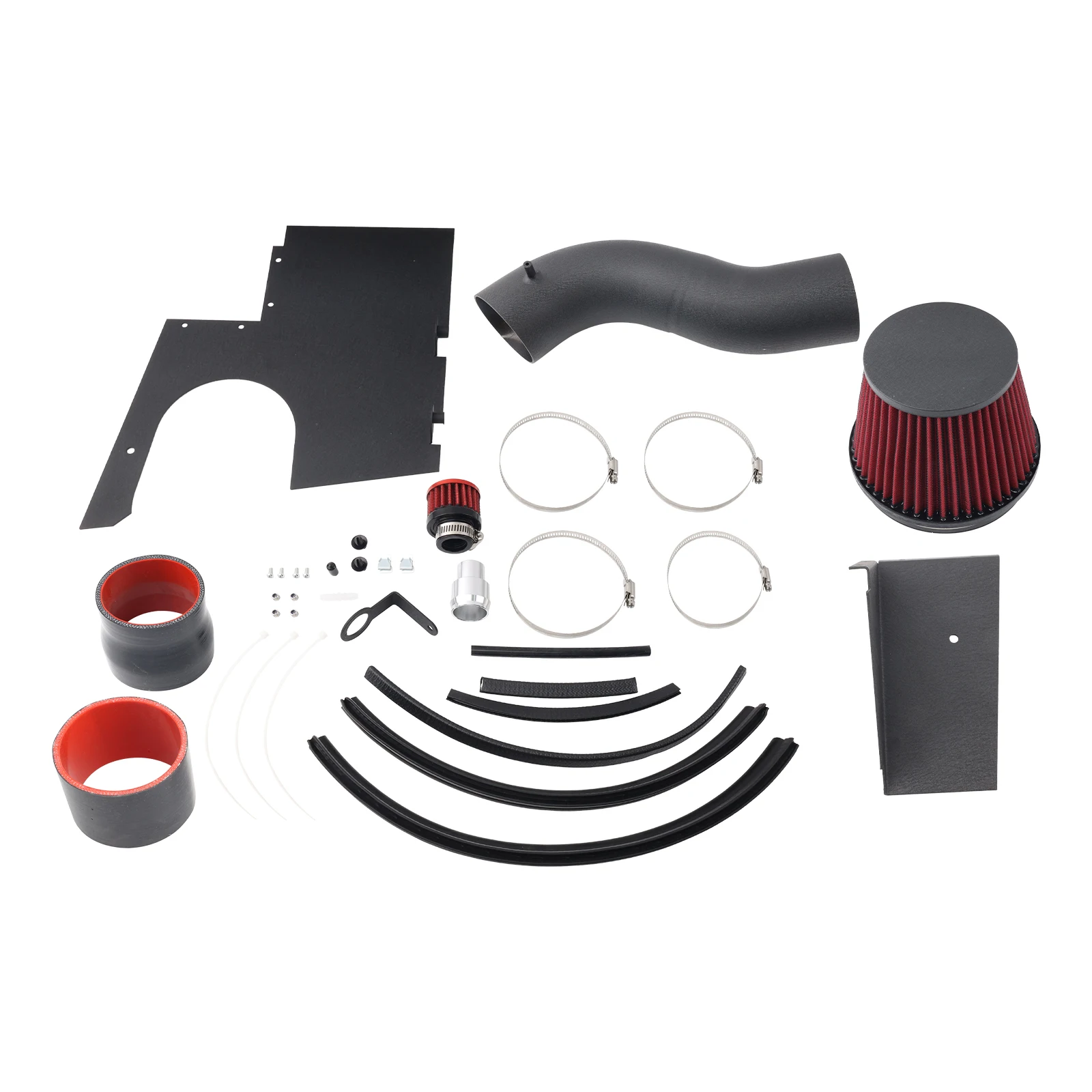 Фото Комплект для впуска холодного воздуха High Flow Cold Air Intake для Audi S4 S5 Coupe Cabriolet, труба 3,5 дюйма, для двигателей B8 B8.5 3.0T / 3.2L V6 №5