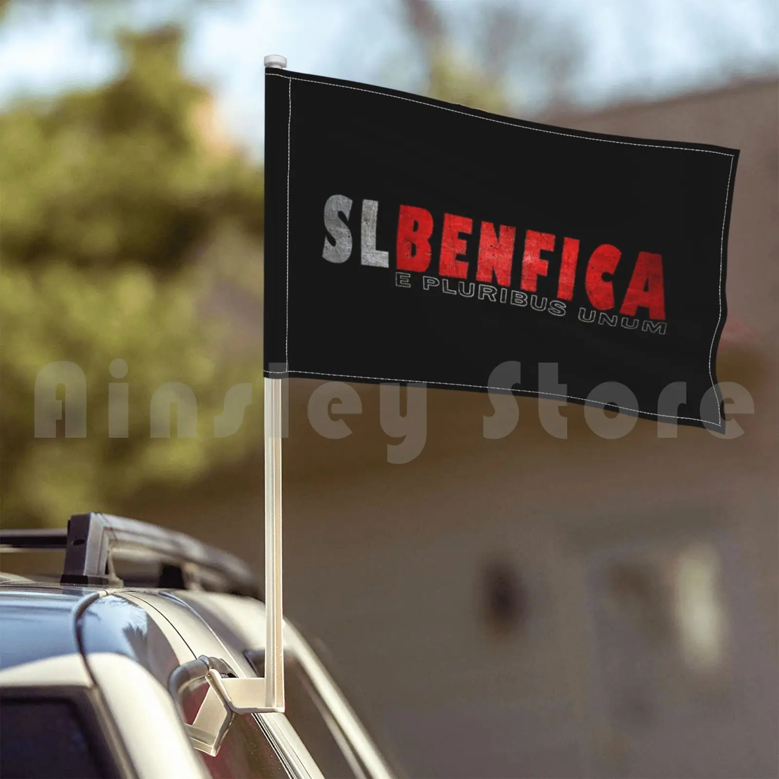 Футбольный клуб из Лиссабона фанаты флаг ультра Автомобильный забавный