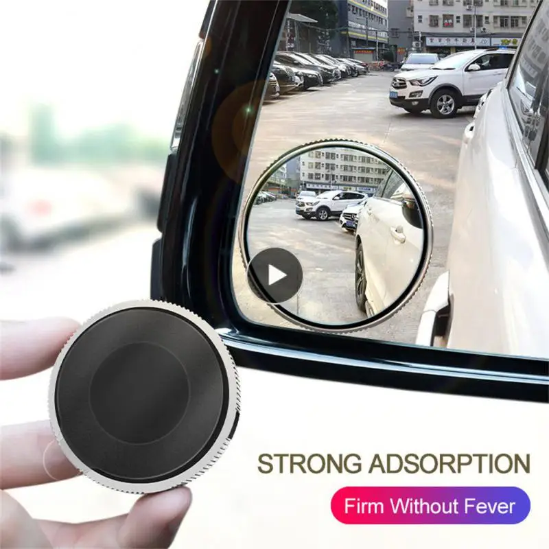

360-degree Adjustable Rearview Mirror Universal Blind Spot Mirror Rainproof Reversing Small Round Mirror Car Accessories
