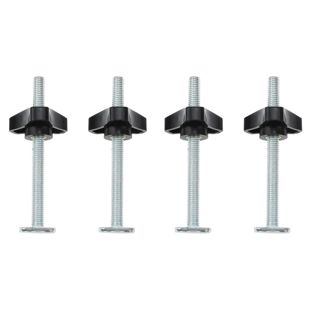 

Material Sturdy Plastic and Metal Construction 4Set M8 TTrack Bolts Knobs T Slot Bolts and Knobs Clamps for Woodworking Jigs