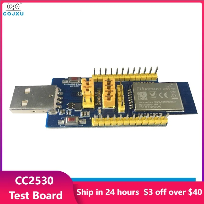 Комплект USB-тестовой платы CC2530, 2,4 ГГц, Φ ZigBee модуль, искусство для детской платы-печатная плата для тестирования