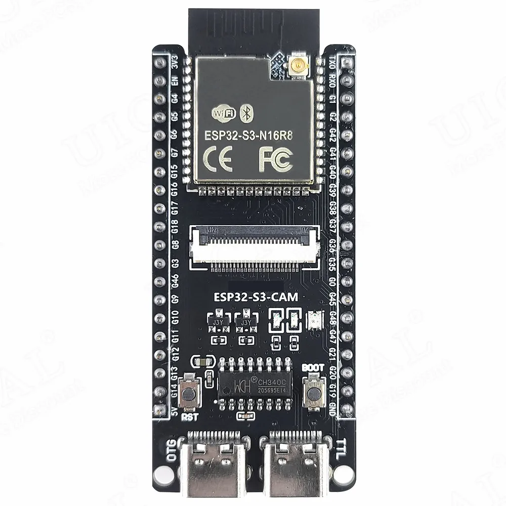 Макетная плата ESP32 S3 с IPEX 2 4G Wifi модулем для модуля камеры OV2640 8 Мб PSRAM 16 FLASH Type-C N16R8 CAM