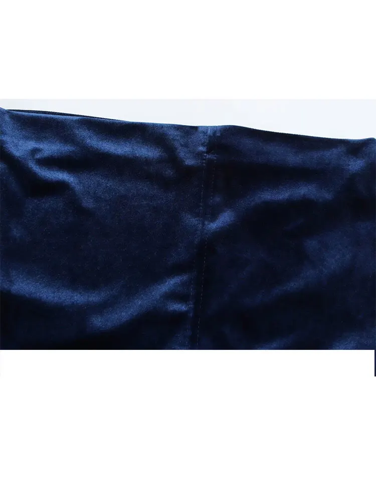 TRAFZA 2024 осеннее бархатное платье для женщин модные трендовые облегающие платья