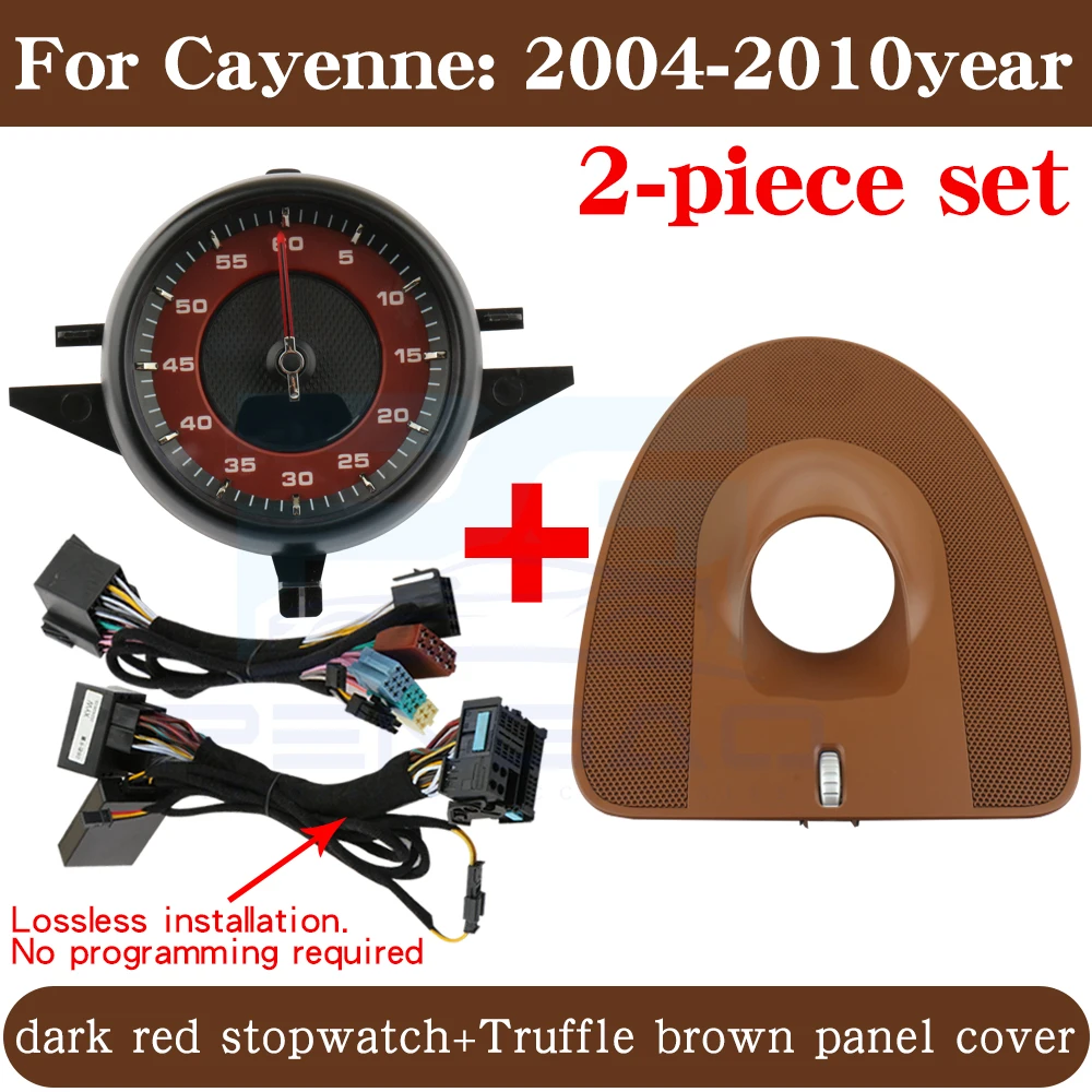 

Для Porsche Cayenne секундомер 2004, 2005, 2006, 2007, 2008, 2009, 2010, секундомер, крышка модификации компаса, аксессуары для интерьера