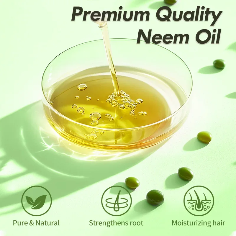 Ayurveda Neem Growth Oil Натуральные травяные сыворотки против выпадения волос Индия Масло