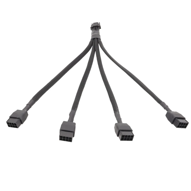 

PCIE 5.0 16Pin (12+4P) Female to 4x8Pin Power Extension Cable GPU RTX4090 4080