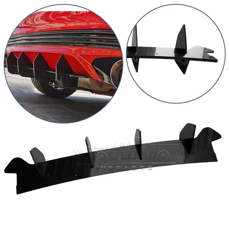 

Черные автомобильные аксессуары из АБС-пластика, задний диффузор, задний фартук, щитки, спойлер для хэтчбека Ford Focus 2019-2021