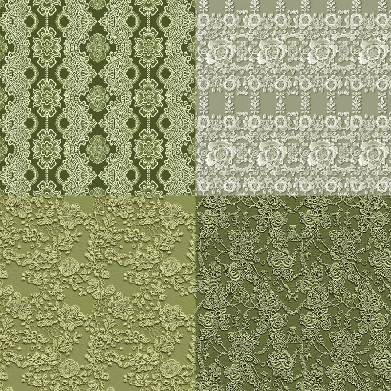 Panalisacraft 24 листа 6 &quotX6&quot винтажная зеленая кружевная бумага для скрапбукинга