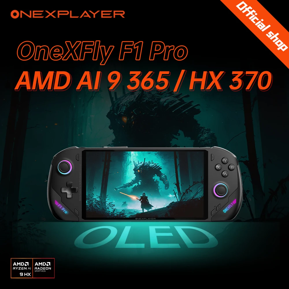 Фото Набор аксессуаров для портативных устройств OneXPlayer - защитная пленка для экрана, джойстик, USB-кабель и запасные части для консолей ONE-NETBOOK №4