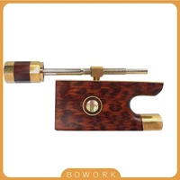 high quality selected snakewood polish violin bow frog fiddle frog wgold fitting paris eye inlay screw for 44 size fiddle arch