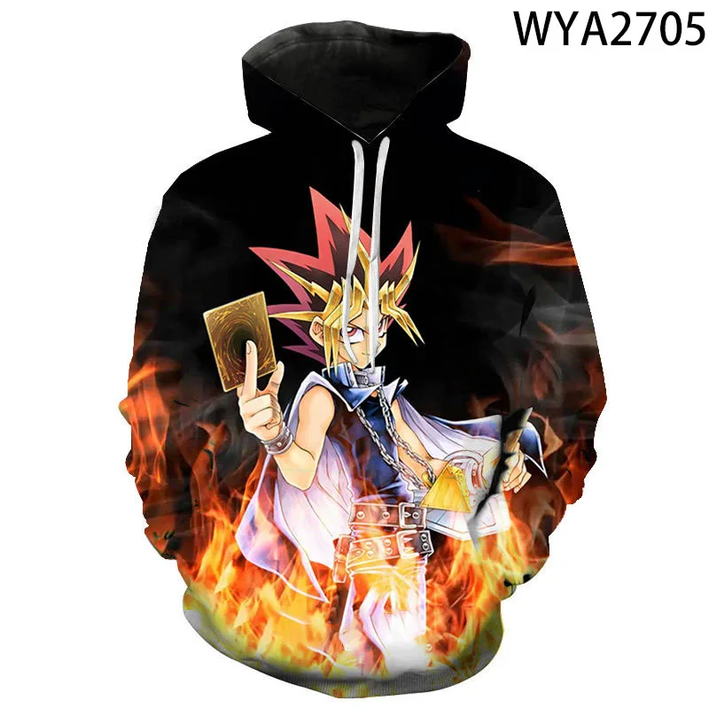 

New Cool Hoodies Yu Gi Oh 3D Printed Men Women Children Fashion Sweatshirts Hooded Boy Girl Kids Pullover Streetwear Tops