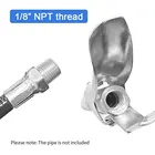 Смазка муфта быстрого снятия блокировки зажим переходник NPTI8 10000PSI высокое Пресс е смазочный ниппель самоблокирующийся два Пресс смазочный шприц