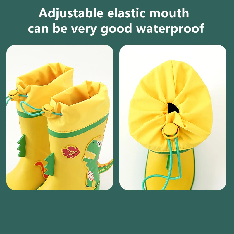 Children Raincoat Mating Rain Boots Unicorn Rain Boots Kids Boy Girls Rubber Boots For Children Non-slip Baby Water Shoes